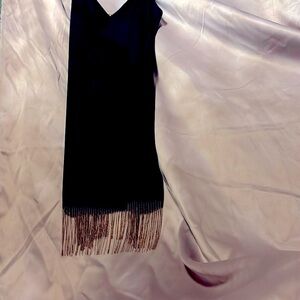 ODB- Olivia’s Daisy Bodycon with gold bead fringe puts the yay in that shimmy